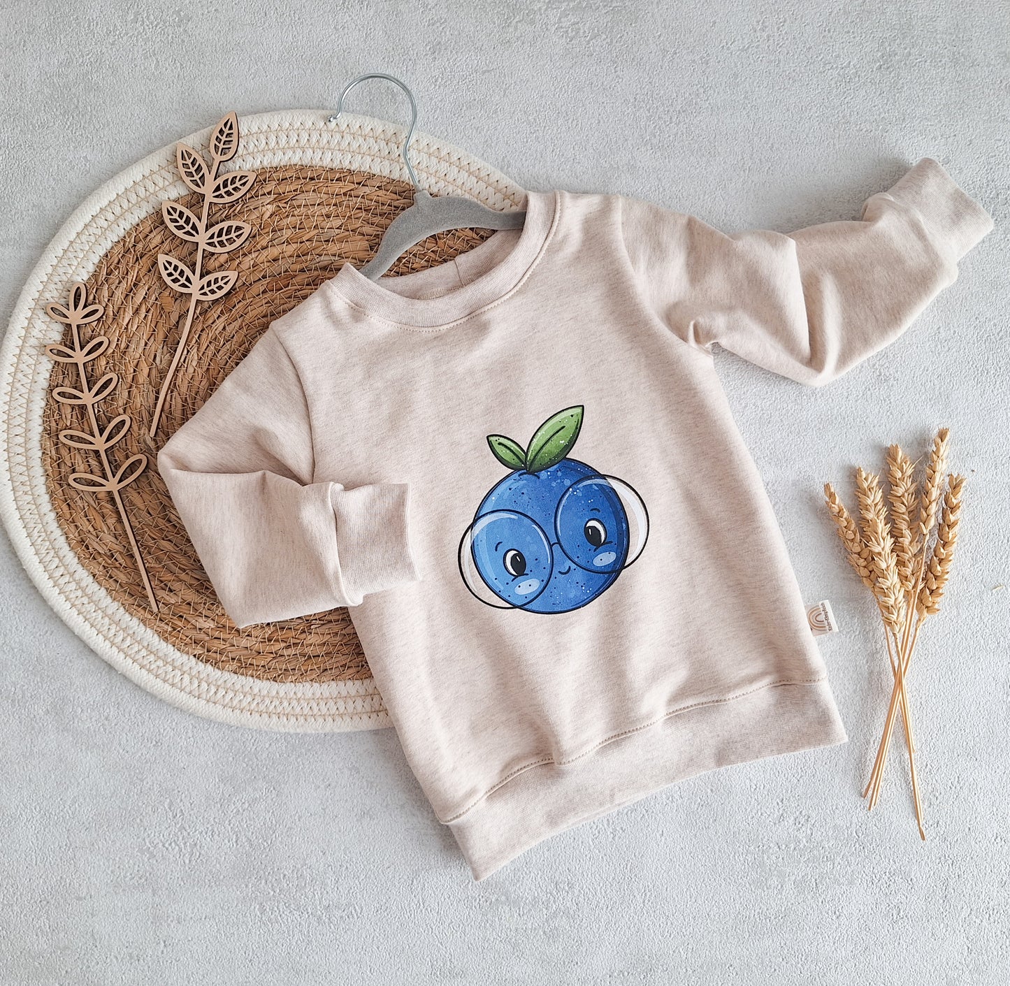 Sweater "Heidelbeerchen" Gr. 80