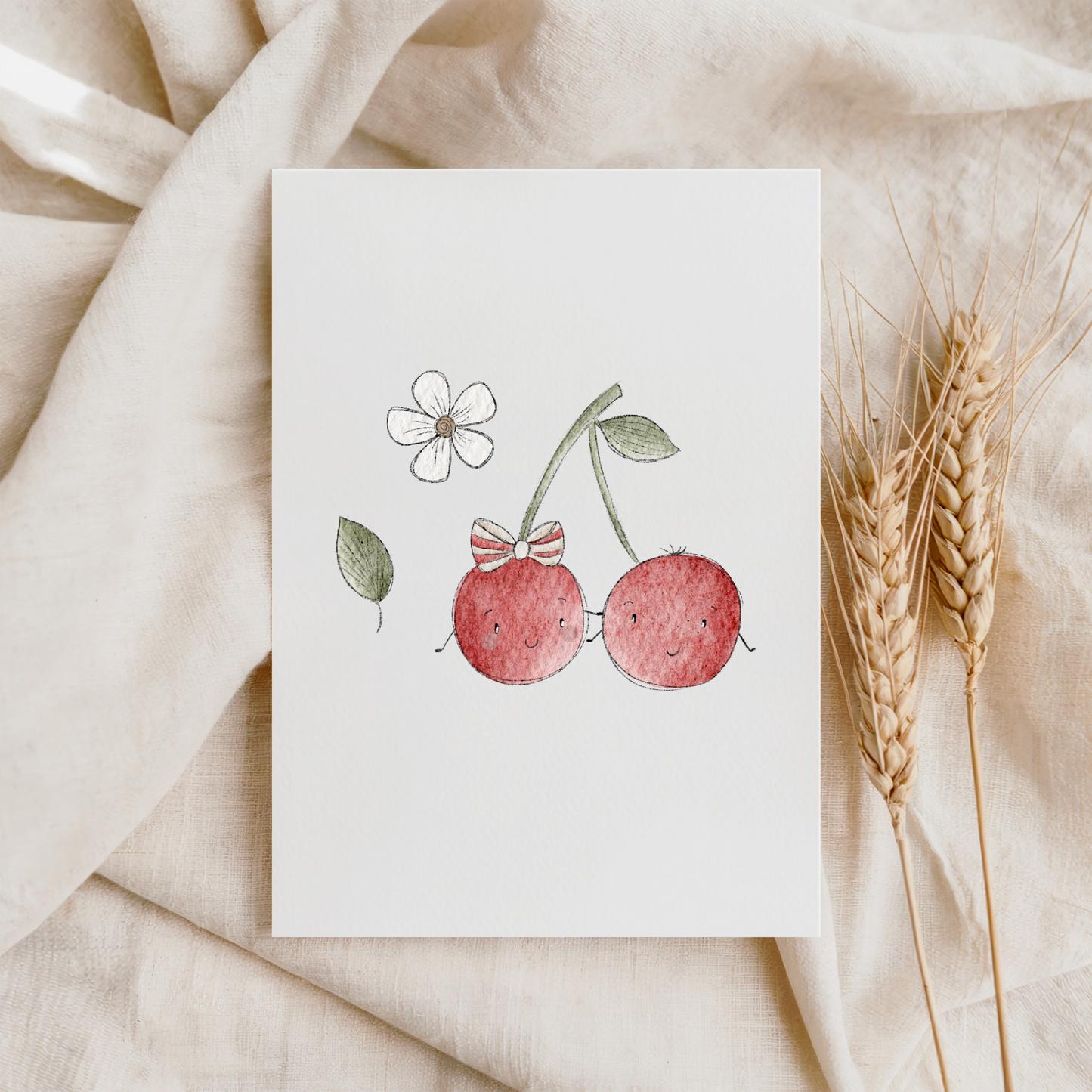 VORBESTELLUNG Bügelbild "Sweet Cherries"