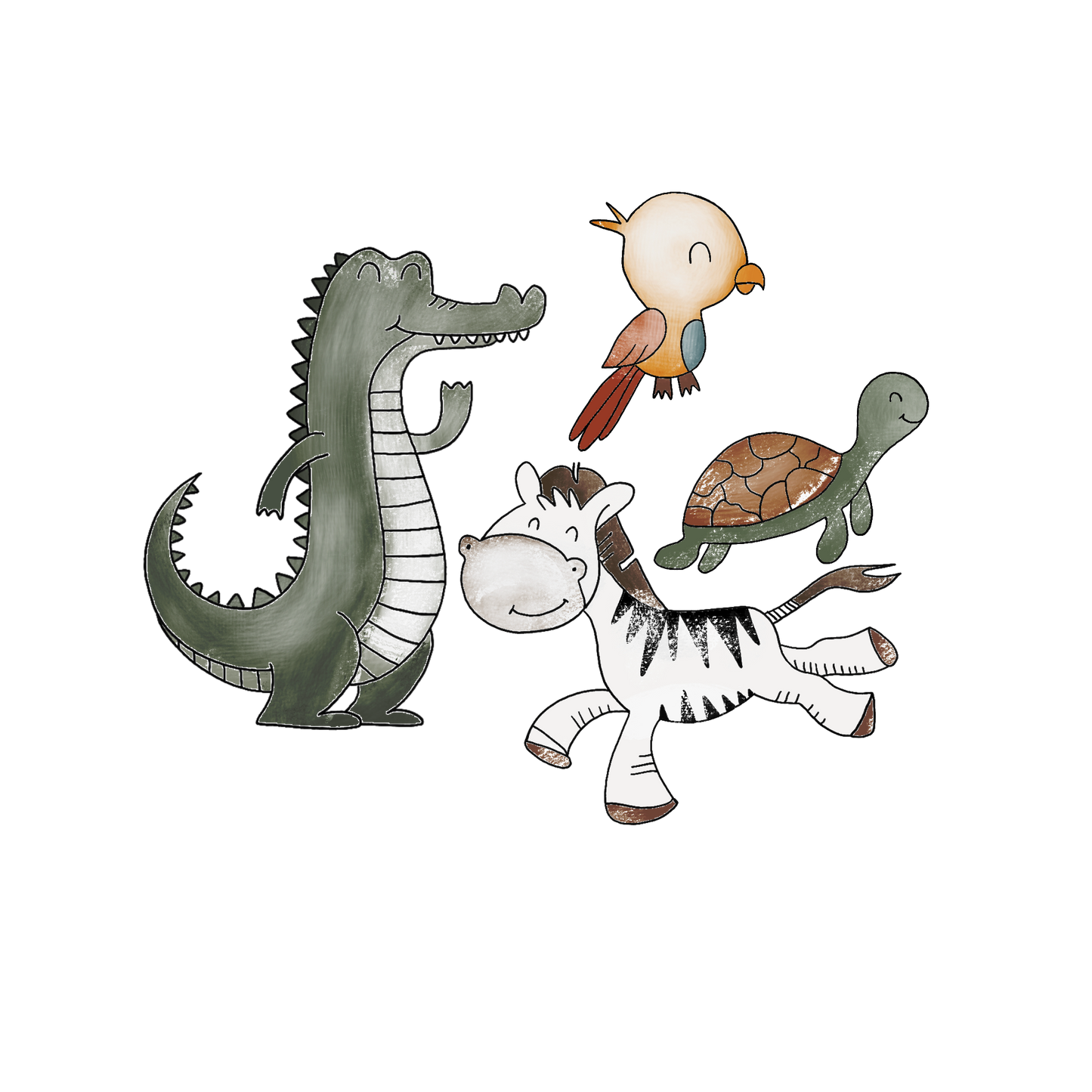 Vorbestellung Bügelbild "Safaritime"