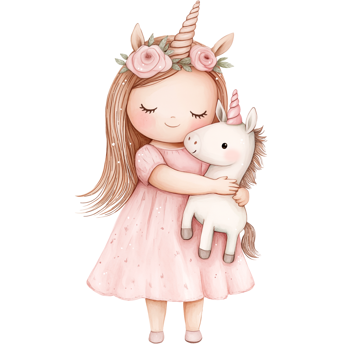 Vorbestellung Bügelbild "Unicorn Girl"