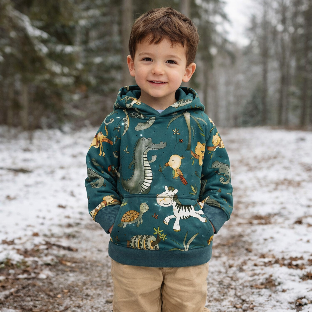 Vorbestellung Bio French Terry "Safaritime"