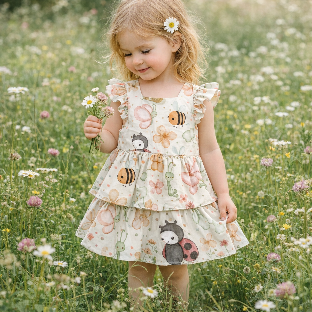 Vorbestellung Bio French Terry "Kleine Wiesenfreunde"