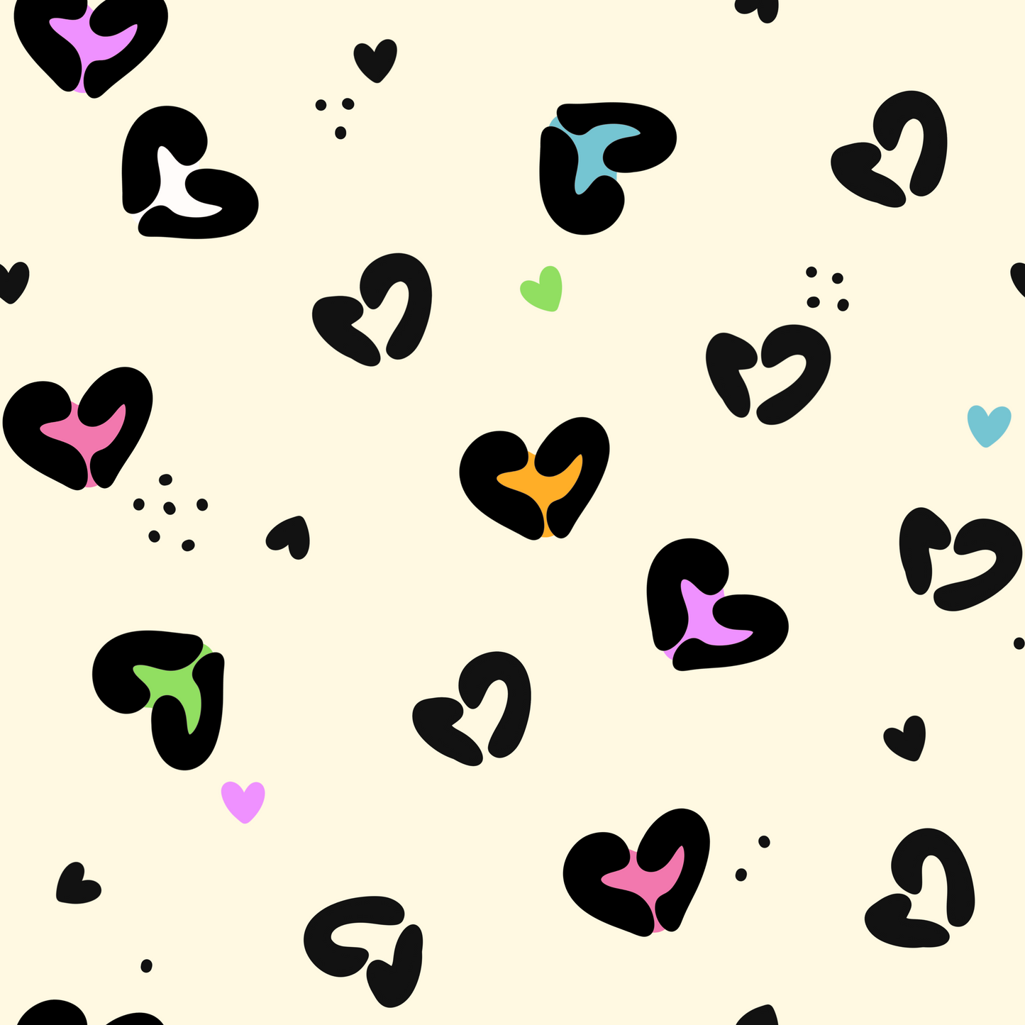 Vorbestellung Premium Heavy Bio Ribjersey "Hearts Leo Love Collection" Cream