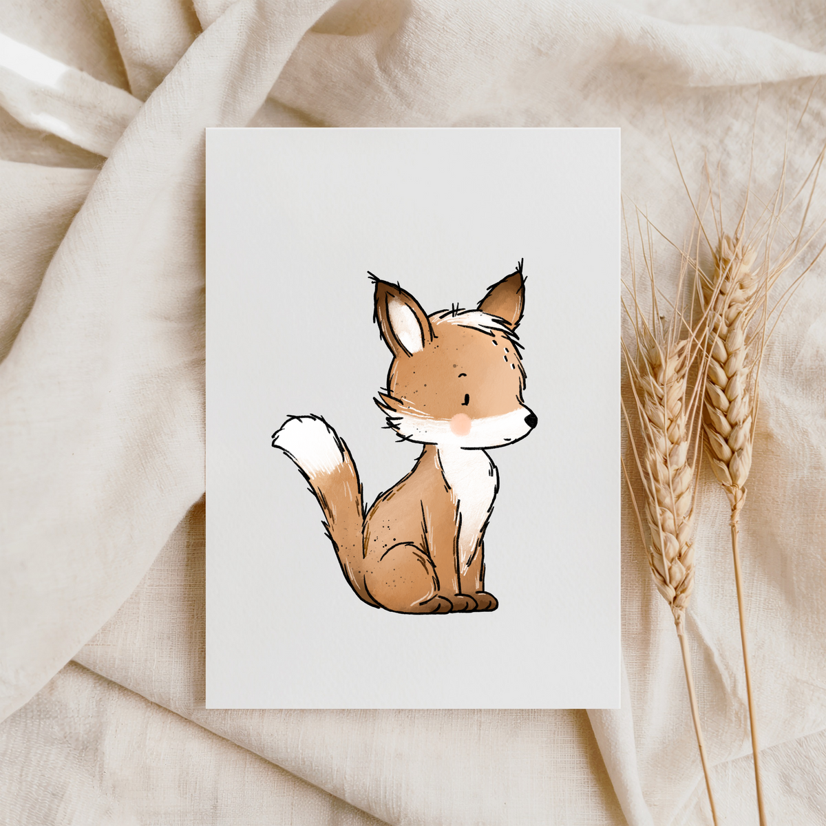 VORBESTELLUNG Bügelbild "Waldtier Team Fuchs"