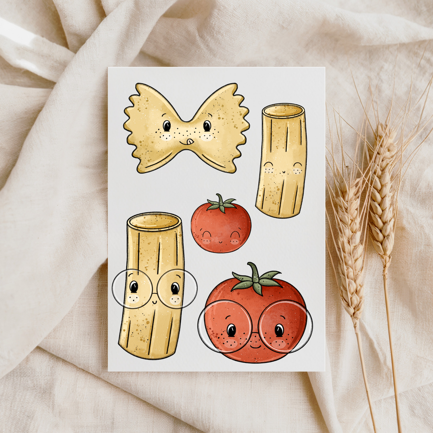 VORBESTELLUNG Bügelbild "Pasta Lover" A5
