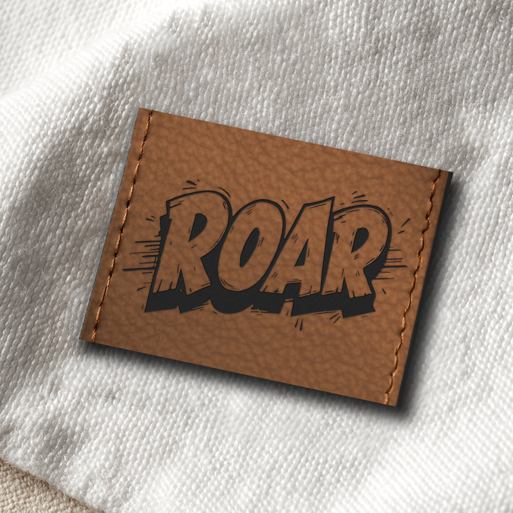 Kunstlederlabel "Roar"