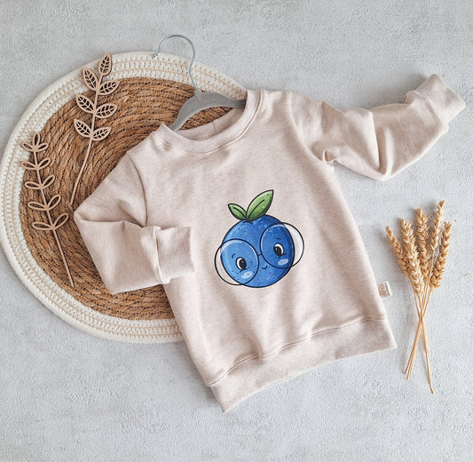 Sweater "Heidelbeerchen" Gr. 80