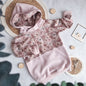 Hoodie "Blumen" mauve Gr. 104