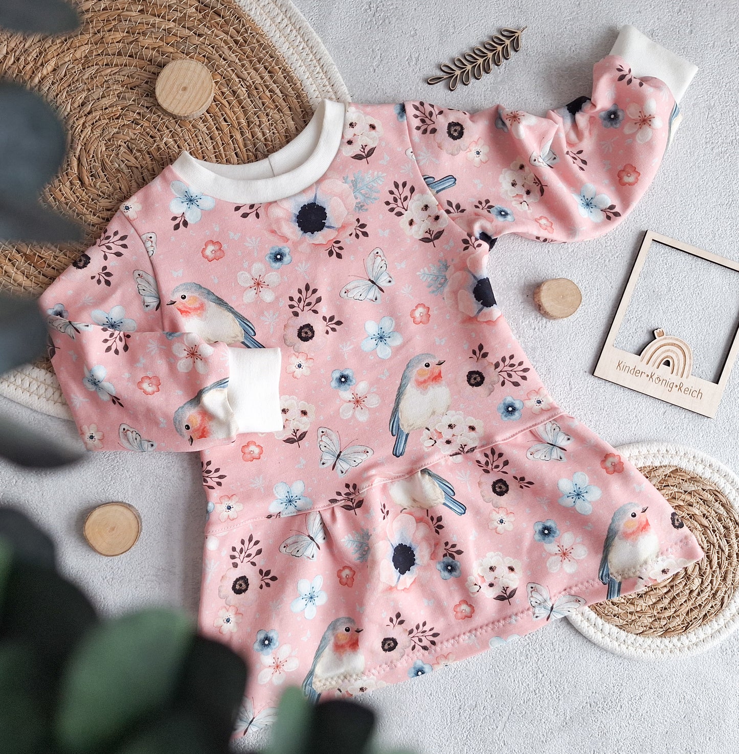 Tunika "Flowers and Birds" Gr. 92