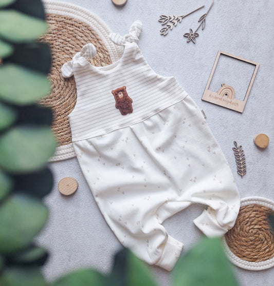 Strampler "Bärchen" mit Knoten Gr. 68/74