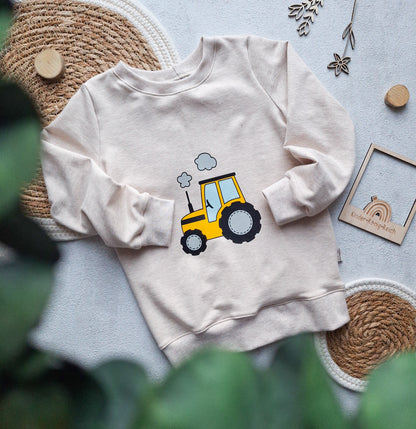 Loose Fit Sweater "Traktor" Gr. 104