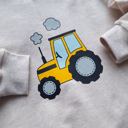 Loose Fit Sweater "Traktor" Gr. 104