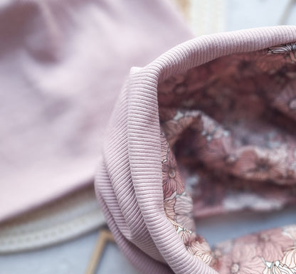 Beanie & Loop "Blumen" Set Gr. 45-50cm