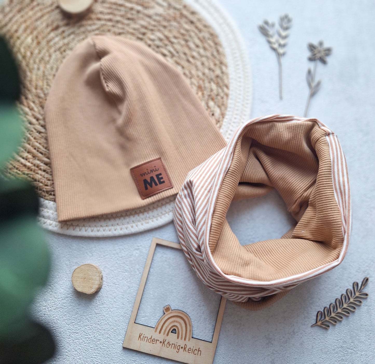 Set Beanie & Loop "Mini Me" Gr. 45-50cm