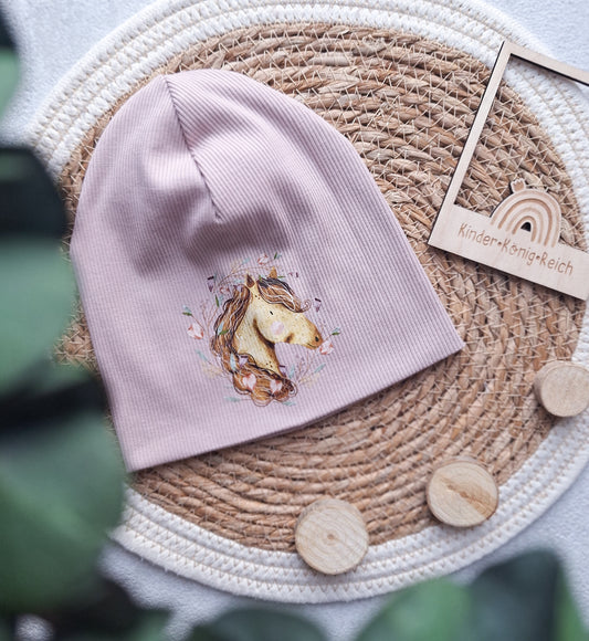 Beanie "Floral Horse" Gr. 45-50cm