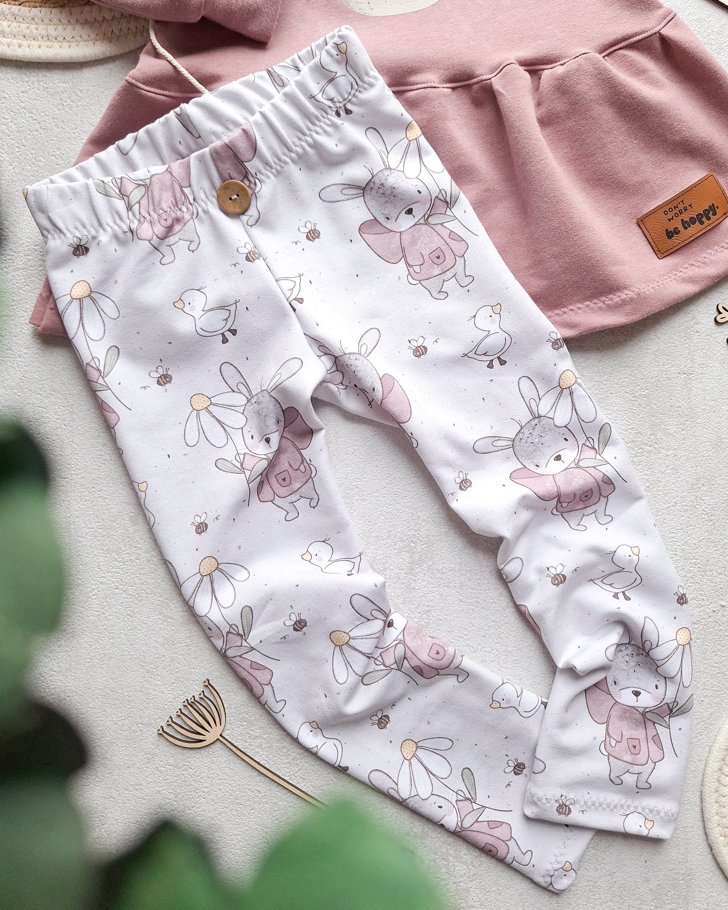 Set "Blumenhäschen" Gr. 104