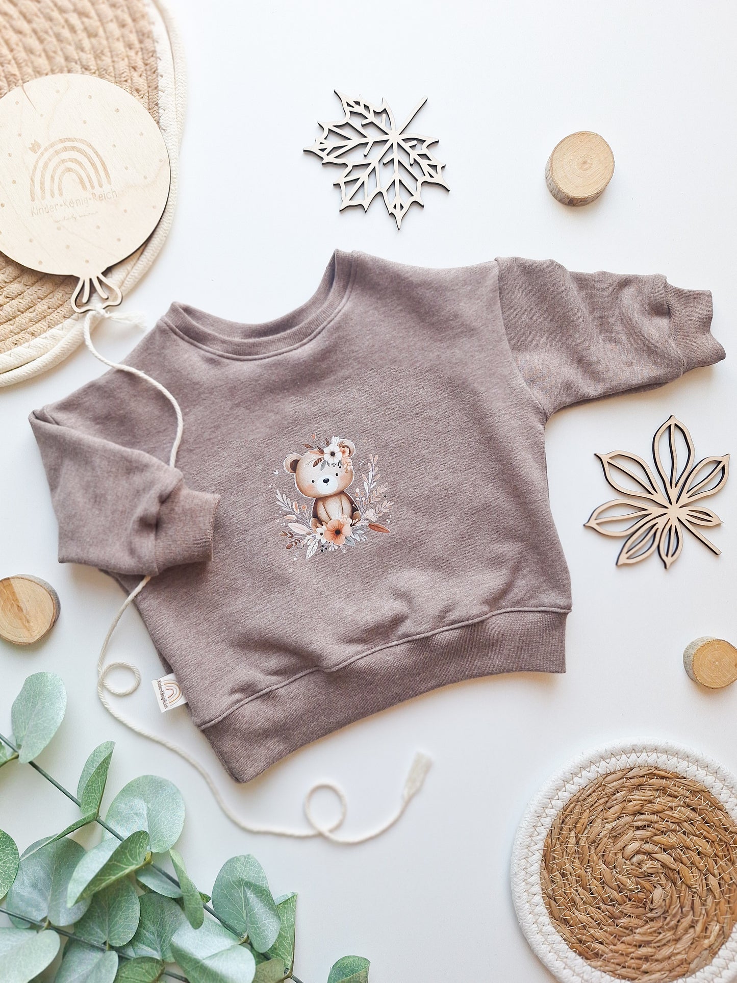 Loose Fit Sweater "Boho-Bärchen" Gr. 62/68