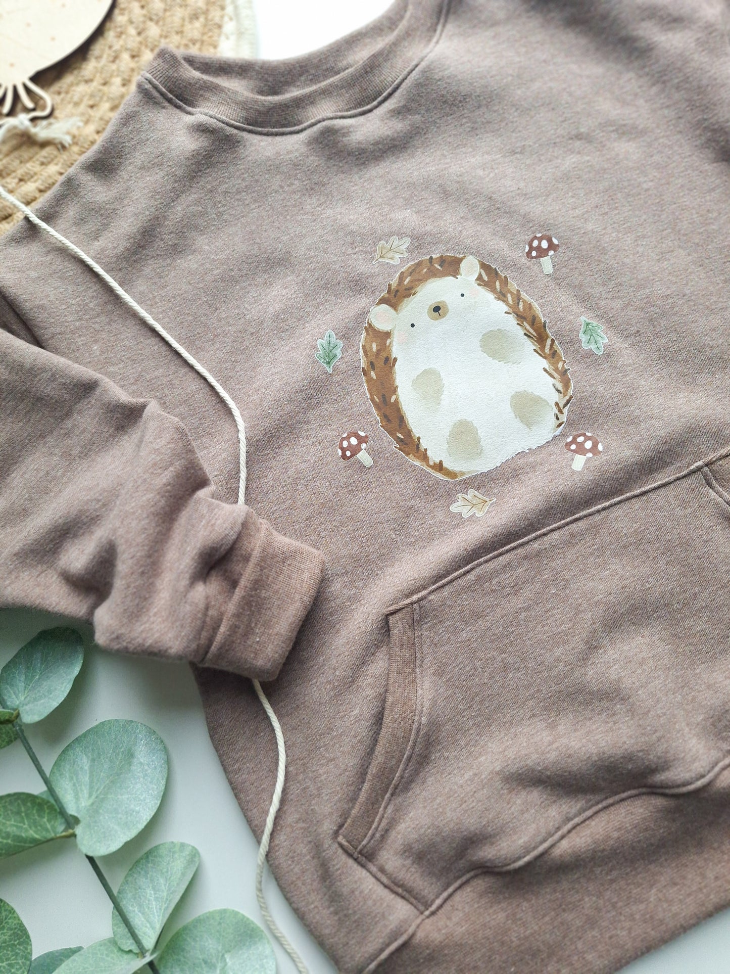 Loose Fit Sweater "Igel" Gr. 98