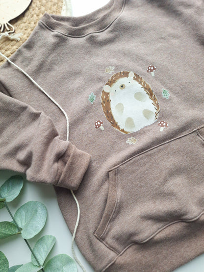 Loose Fit Sweater "Igel" Gr. 98