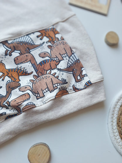 Hoodie "Dino" beige, Gr. 104