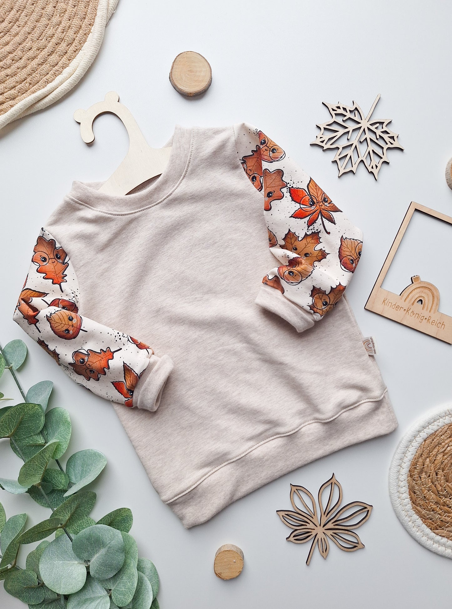 Sweater "Blätterliebe" Gr. 80