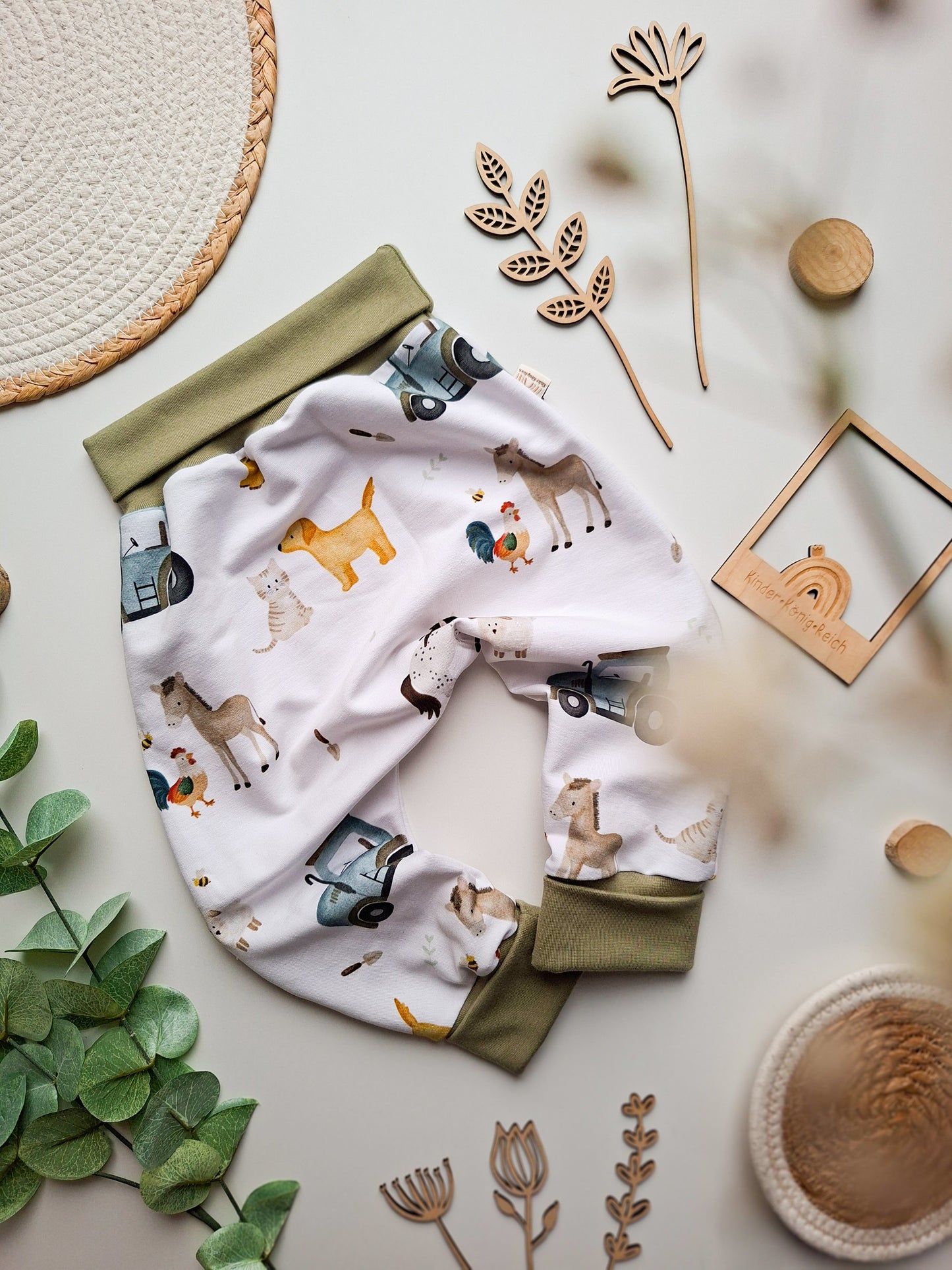 Pumphose "Bauernhof" Gr. 92/98