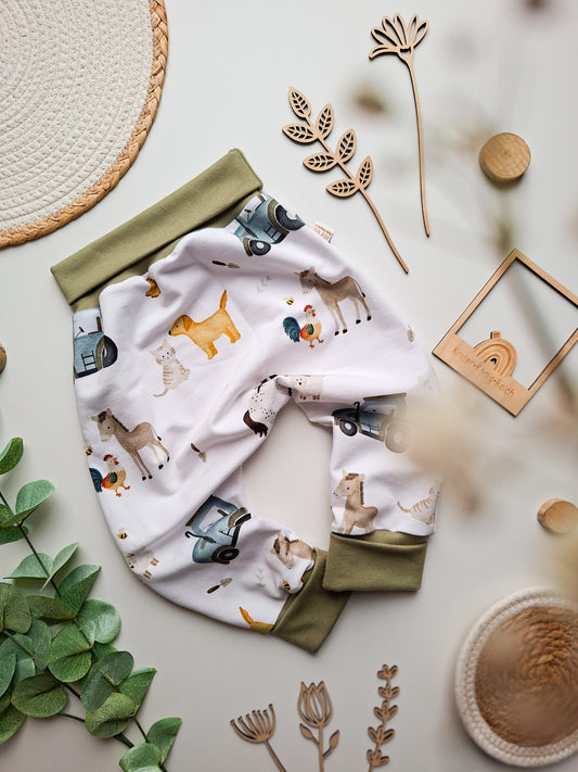 Pumphose "Bauernhof" Gr. 92/98