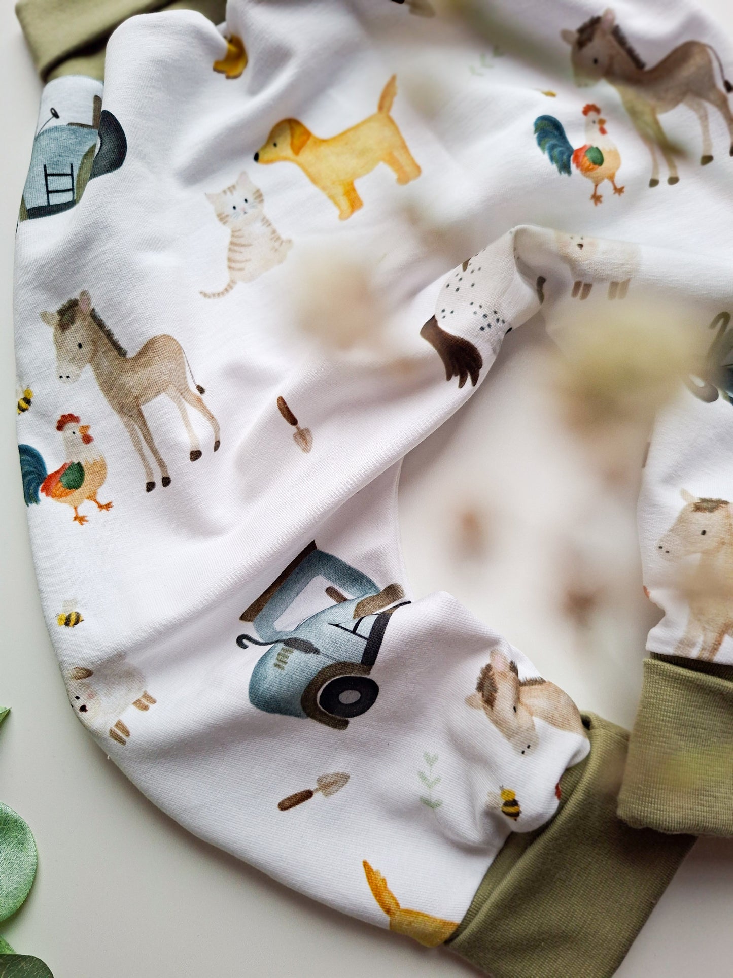 Pumphose "Bauernhof" Gr. 92/98