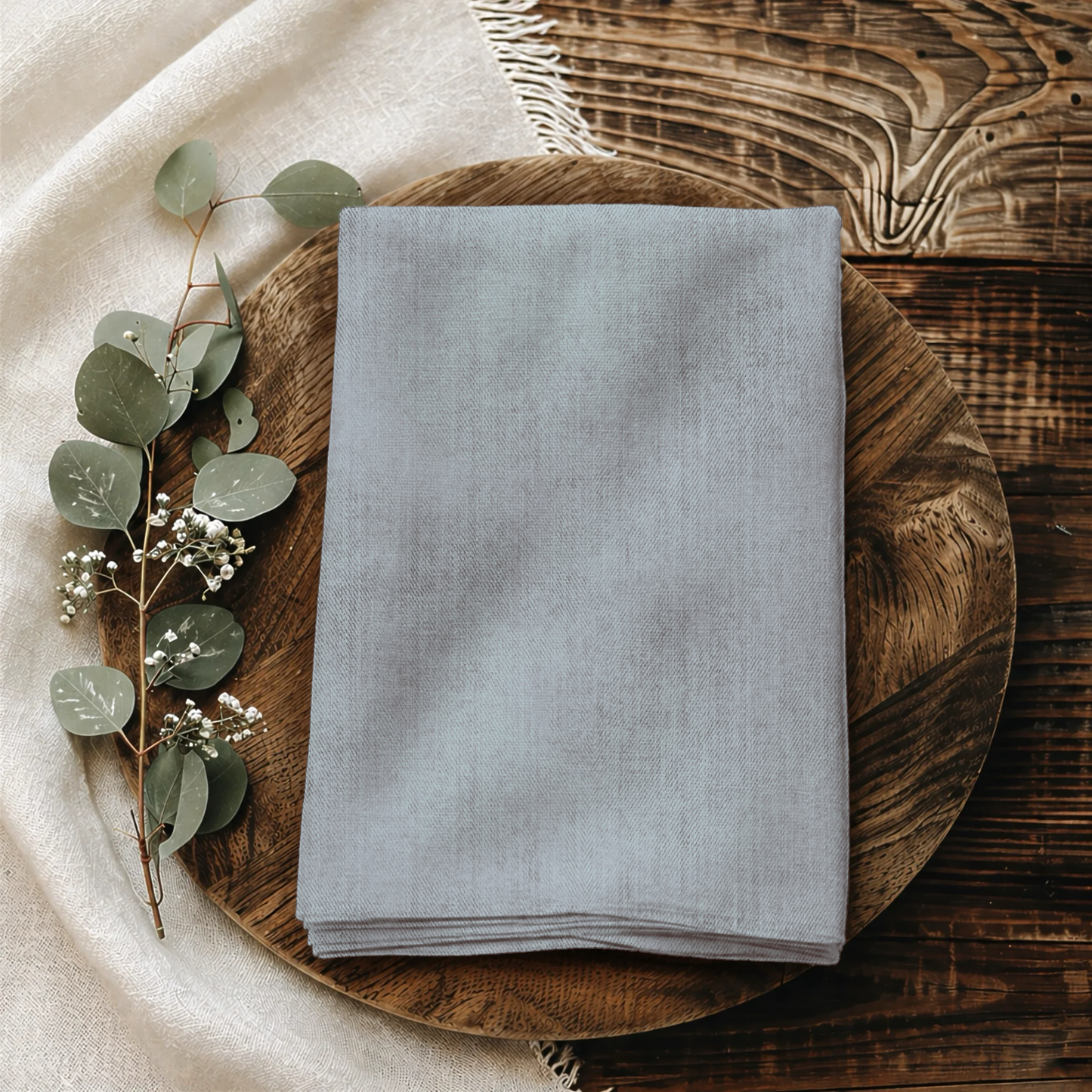 Vorbestellung Bio French Terry "Denim Blau"