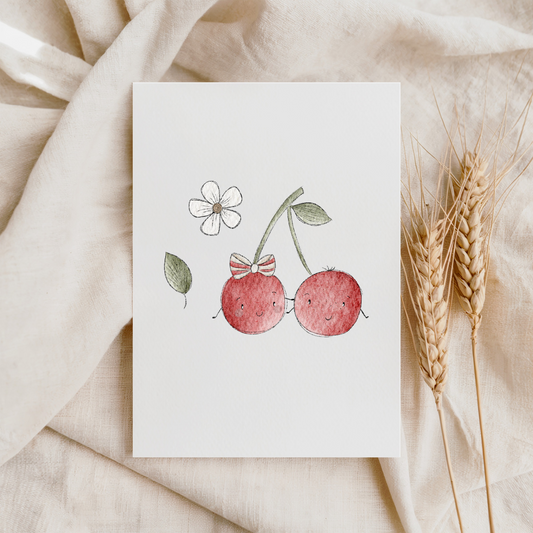 VORBESTELLUNG Bügelbild "Sweet Cherries"