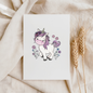 VORBESTELLUNG Bügelbild "Blumeneinhorn"