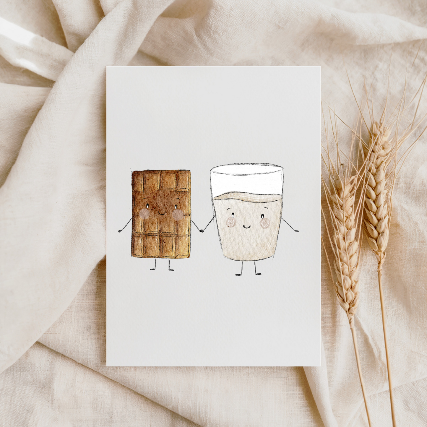VORBESTELLUNG Bügelbild "Chocolate and Milk"