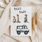 VORBESTELLUNG Bügelbild "Karl Brüder Police"