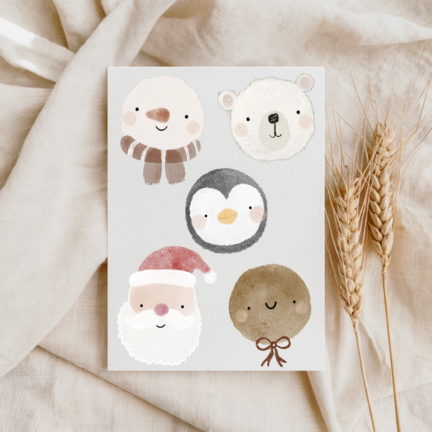 VORBESTELLUNG Bügelbild "Winter Wonder Friends" A5