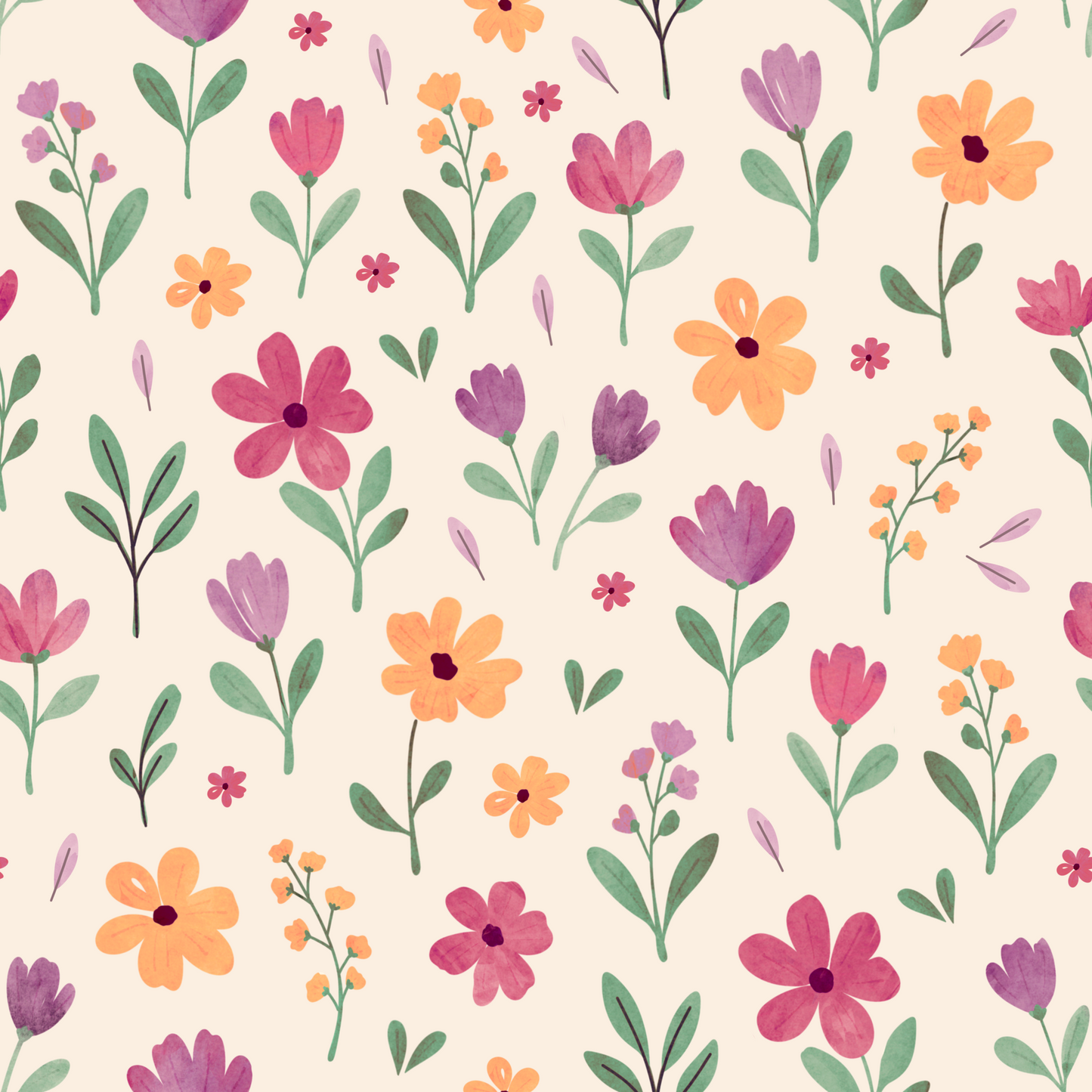 Vorbestellung Bio Jersey "Summerflowers"
