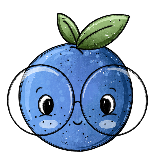 Vorbestellung Bügelbild "Heidelbeerchen"