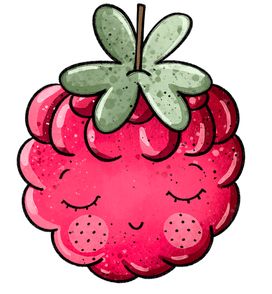 Vorbestellung Bügelbild "Himbeerchen"