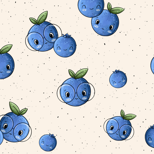 Vorbestellung Bio French Terry "Heidelbeerchen"