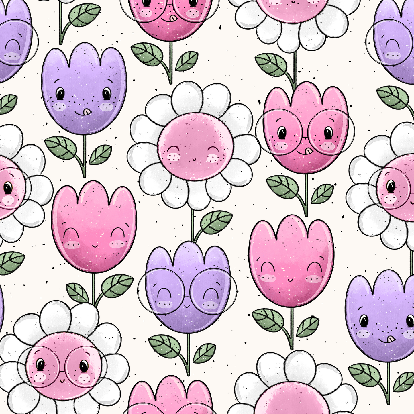 Vorbestellung Bio Ribjersey "Flower Babys"