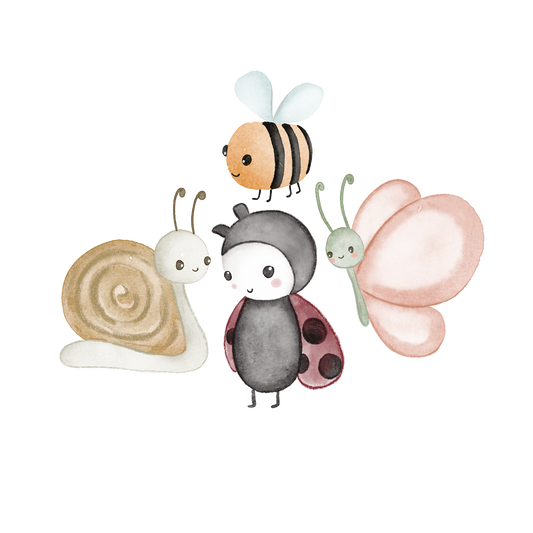 Vorbestellung Bügelbild "Kleine Wiesenfreunde"