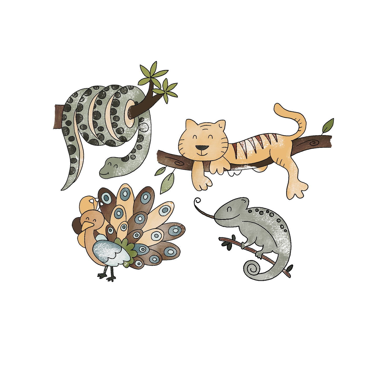 Vorbestellung Bügelbild "Safaritime"