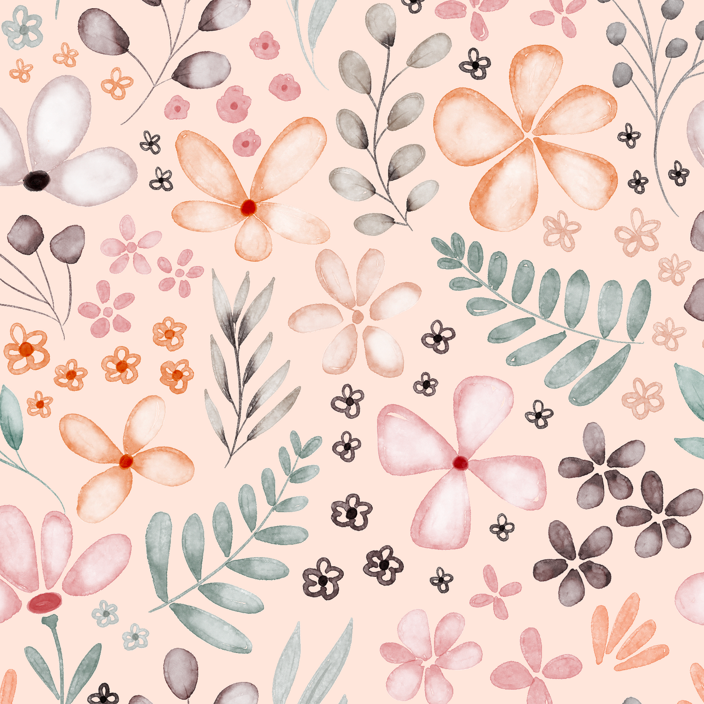 Vorbestellung Bio Ribjersey "Pastellgarten"