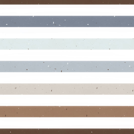 Bio French Terry Streifenkombi "Mitten ins Herz Hasi"