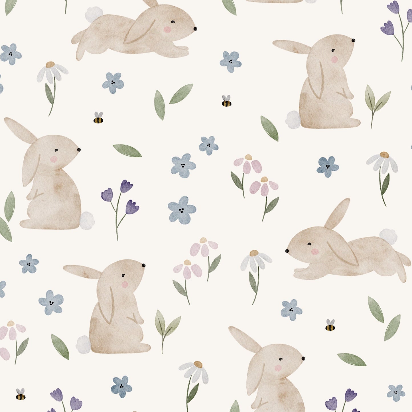 Vorbestellung Bio Jersey "Wiesenhäschen"