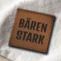 Kunstlederlabel "Bärenstark"