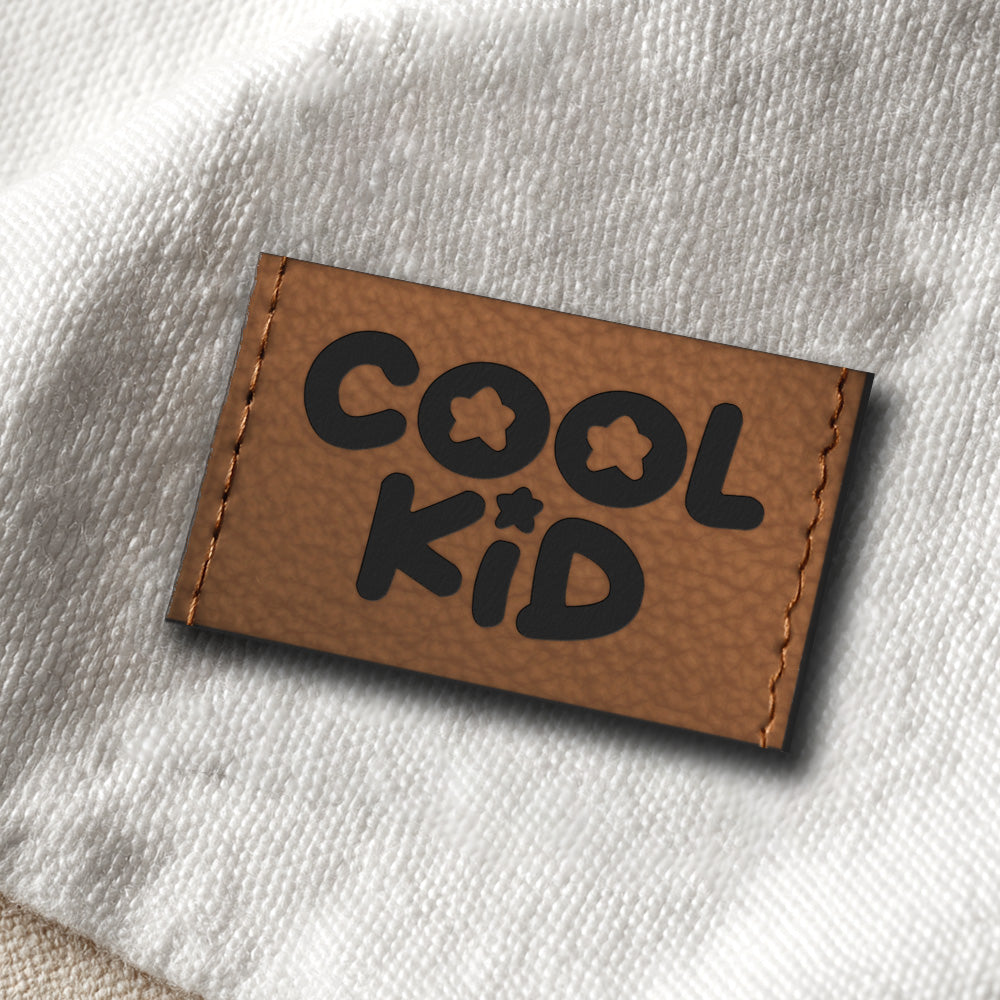 Kunstlederlabel "Cool Kid"