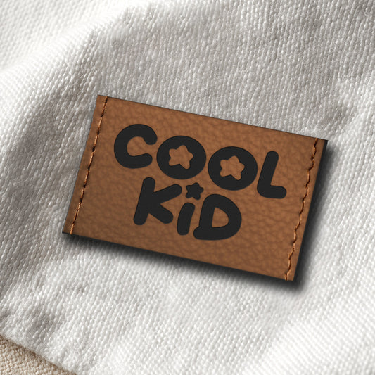 Kunstlederlabel "Cool Kid"