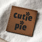 Kunstlederlabel "Cutie Pie"