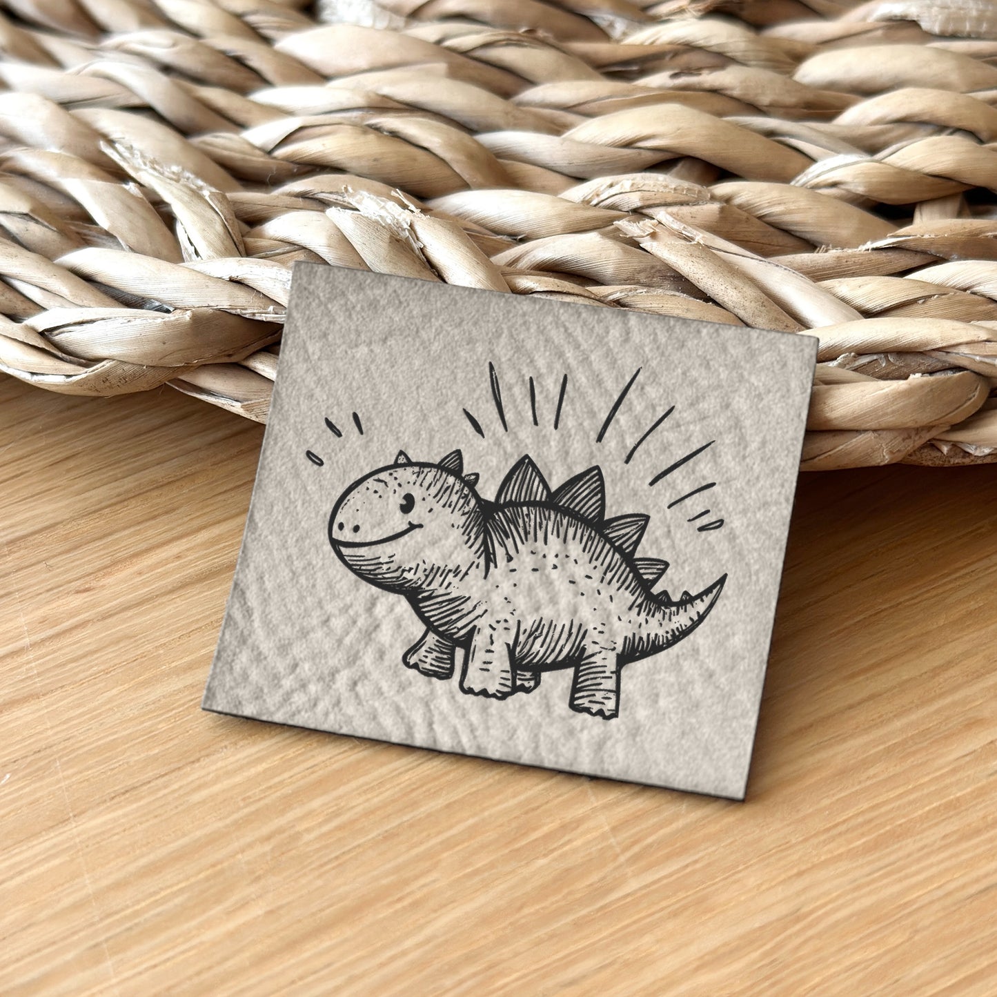 Kunstlederlabel "Dino"