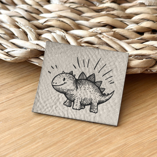 Kunstlederlabel "Dino"